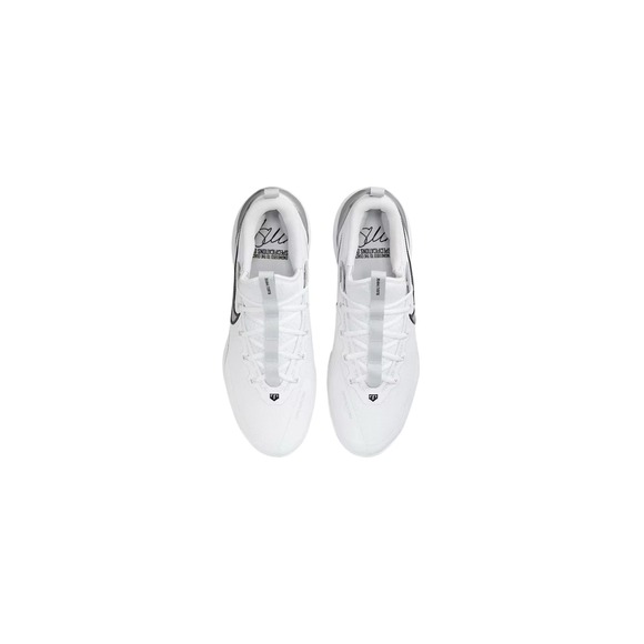 Nike Force Zoom Trout 9 Elite MCS White Metalc Silver Baseball Cleats FZ0884-102 main image 2